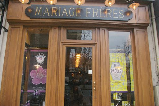 A store front with the words mariage frères written on it.