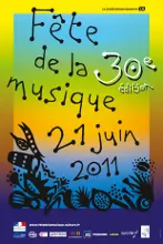 A poster of the festival in french.