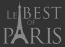 A black and white picture of the best of paris logo.